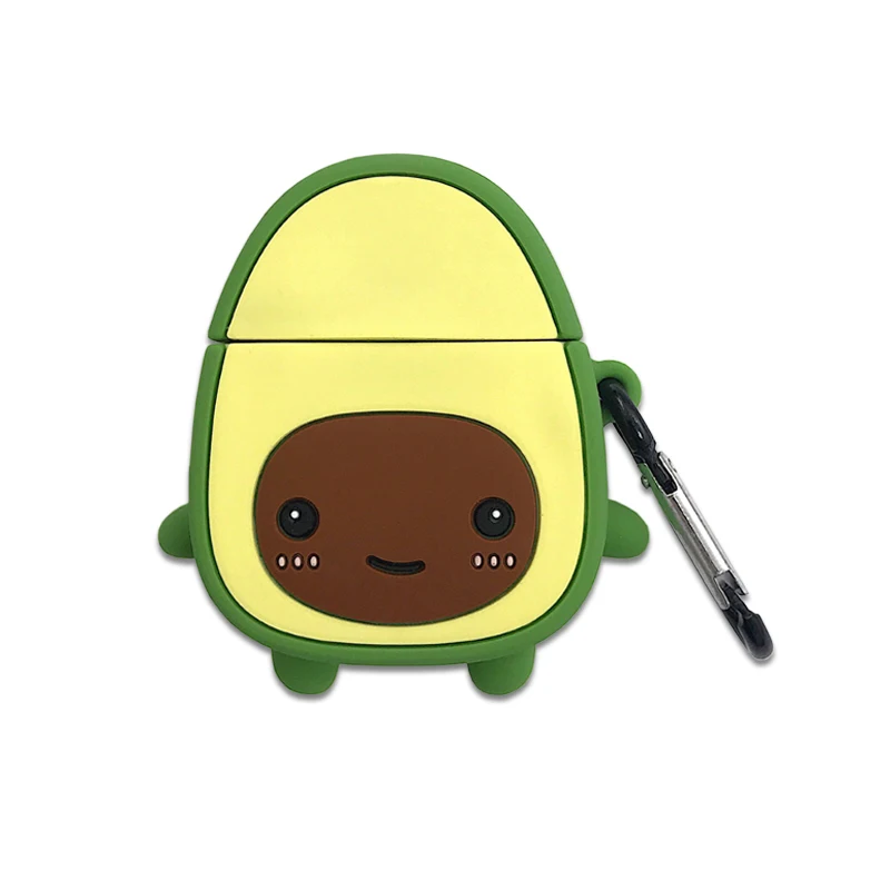 

Earphone Case For Airpods 1/2 Case Silicone Cute Avocado Fruit Cover For Air pods 1 2 Accessories Earbud Case