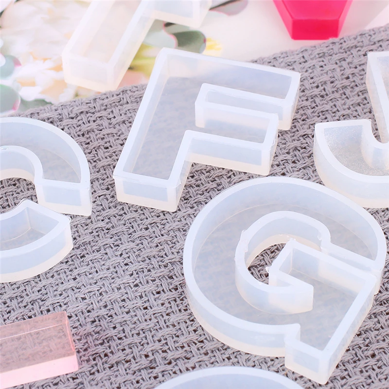Aomily английская A-Z буква номер помадка силиконовая форма 3D Свеча инструмент для