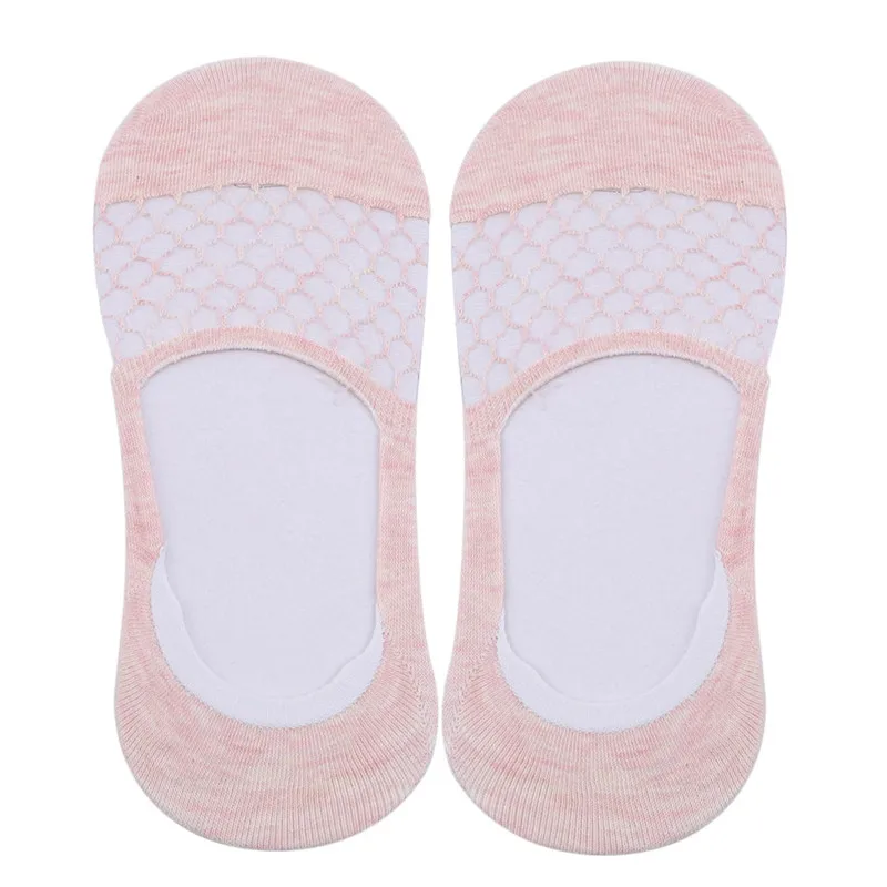 

1Pair New Elegant Women Girls Cotton Comfortable Solid Dot Spring Summer Wear Low Ankle Invisible Elastic Short Socks