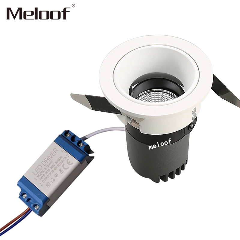 Светодиодный Потолочный точечный светильник COB 12 Вт 7 20 светодиодный вращающийся