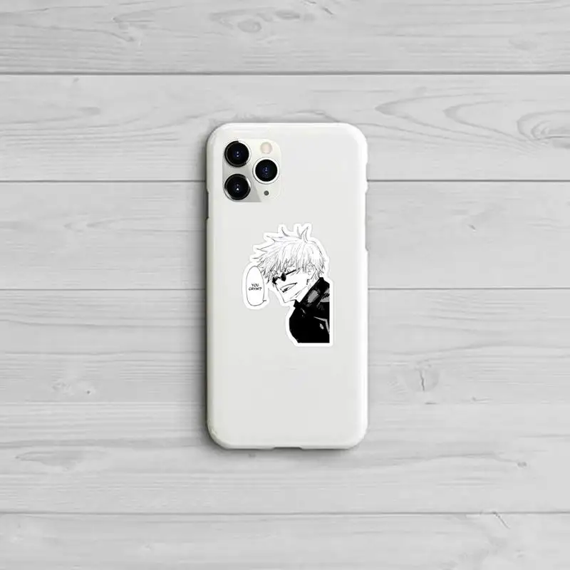 

Jujutsu Kaisen Anime Cartoon Phone Case Candy Color for iPhone 11 12 pro XS MAX 8 7 6 6S Plus X 5S SE 2020 XR