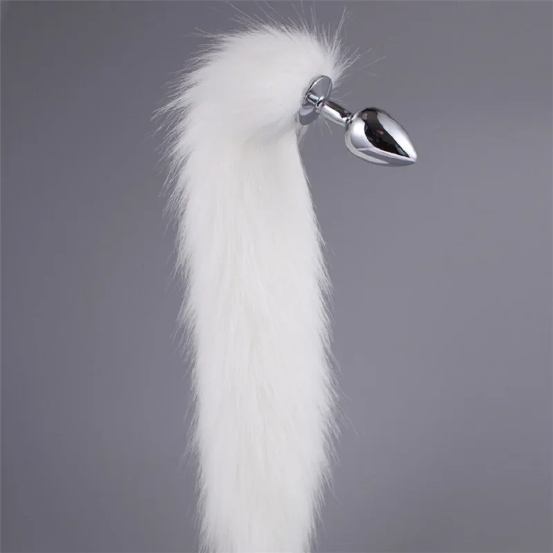 3 Размеры пикантные лисий хвост с металлическая Анальная пробка милые кошачьи