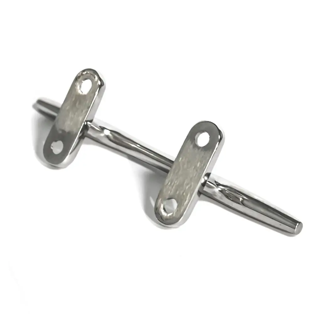 316 Stainless Steel Low Flat Cleat Open Base Marine Boat Yacht RV Cabin Deck Line Rope Tie Hardware Accessories 1Pc | Автомобили и