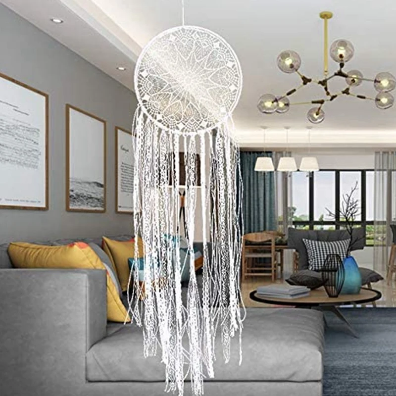 

White Dream Catcher White Lace Teen Dream Catchers for Bedroom