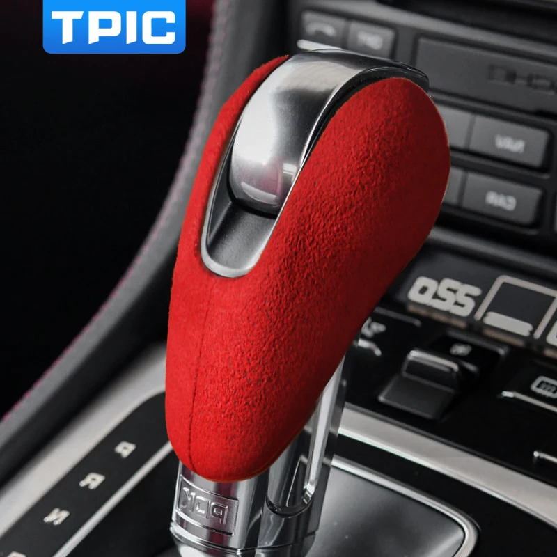 TPIC для Porsche Macan Panamera Boxter 719 911 Алькантара ручка переключения рулевого механизма
