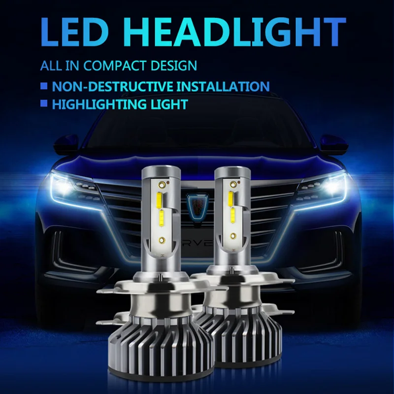 Muxall H1 H11 H8 H9 H7 LED Headlight Bulbs Canbus HB3 HB4 Lights for Car 12V 24V 3000K+6500K Dual Color Fog Lamps | Автомобили и