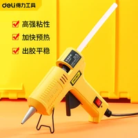 20w deli hot melt glue gun with 7mm glue sticks copper pipe professional heat temperature thermo electric repair household tool