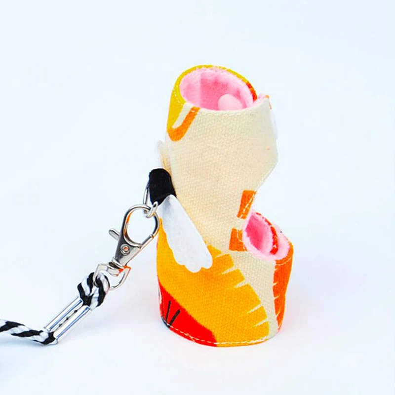 

Small Pet Rabbit Hamster Bowtie Striped Star Harness Vest Leash Traction Rope For Baby Ferrets Pet Rats Chest Strap