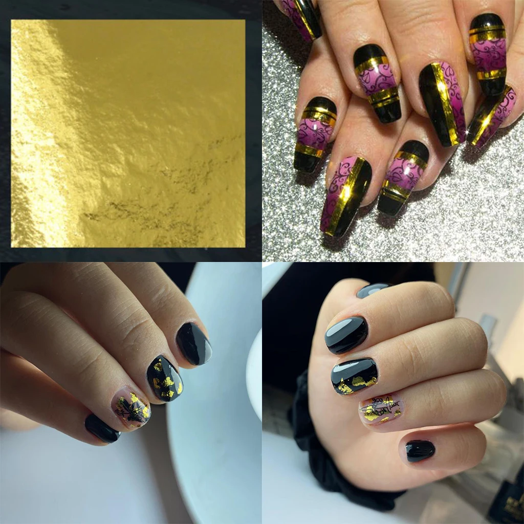 100 шт. 9x9 см имитация золотого листа листы для золочения крафт мебельная Линия