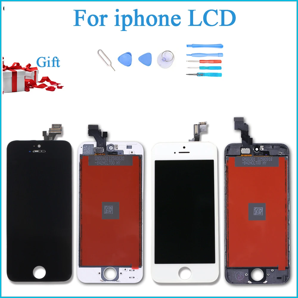 Для Iphone 6 дисплей ЖК экран часть с сенсорным дигитайзером в сборе черный и белый 4 7