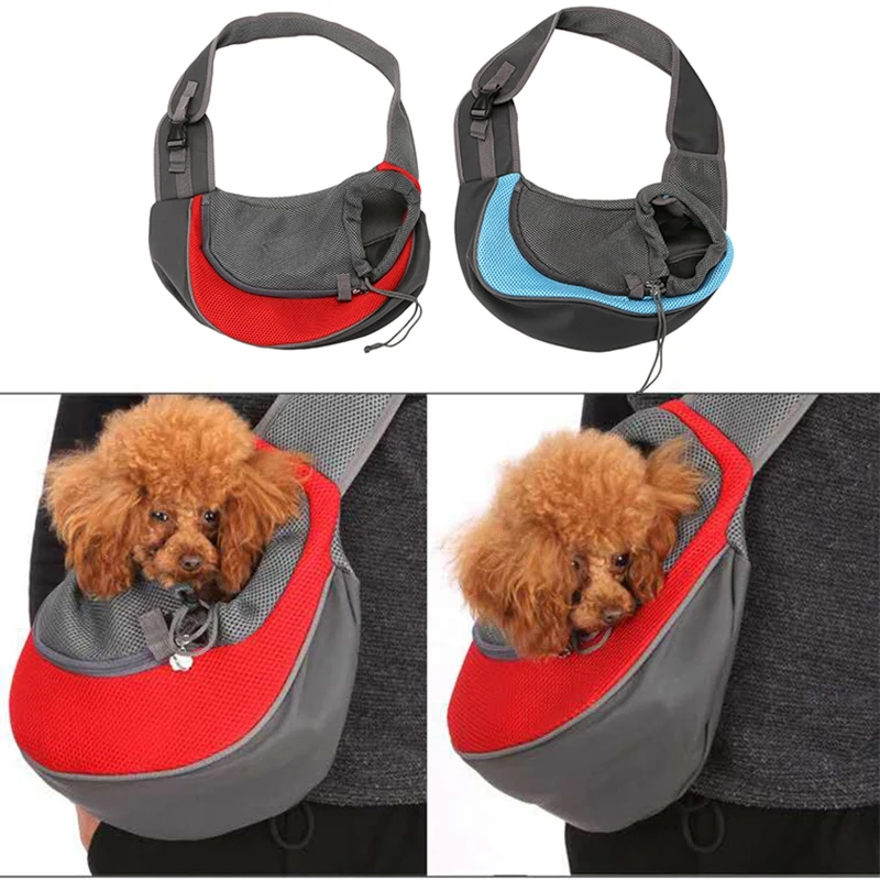 Переноска для собак дышащая сетка безопасная путешествий сумка слинг кошек