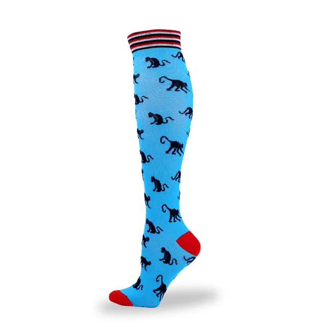

58 Styles Running Men Women Compression Socks Cat Dog Animal Prints Outdoor Running Hiking Crossfit Unisex Sports Fitness Socks