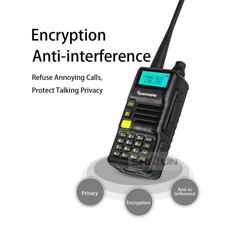 Обновленная портативная рация Quansheng Vhf Uhf двухдиапазонный радиоприемник