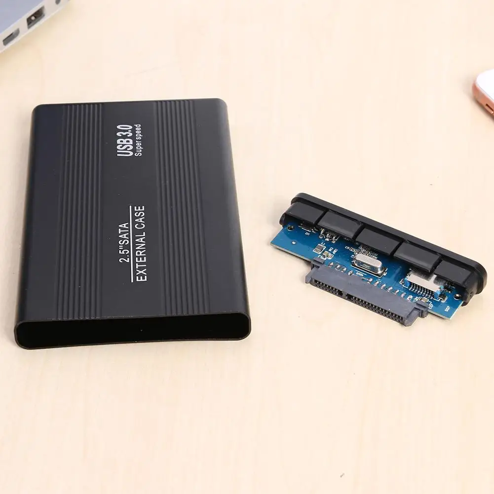 2 5 дюйма SSD коробка для жесткого диска Внешний USB 3 0 SATA Порты и разъёмы Алюминий из