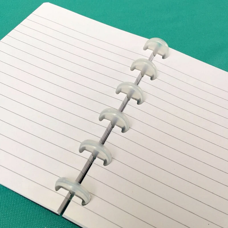 

Disc-binding Loose Book T Mushroom Hole Binding Ring Disc Arc Binding Notebook Arc Binding Notebook Office Supplies Candy Color