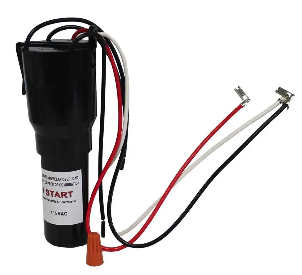 

Refrigerator Relay Overload Start Run Pre-wired Capacitor URCO410 1/4 &1/3 HP 3 N' 1
