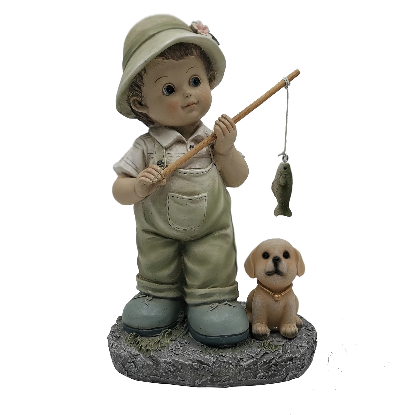 

Cute Man Figure Model Delicate For Gift Creative Style European Resin Crafts Garden Kids Landscape Decoration Ornaments
