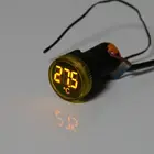 22 мм переменного тока в переменного тока, 50-380V термометр индикатор светильник светодиодный цифровой Дисплей Температура измерения индукции в диапазоне от-20 -119