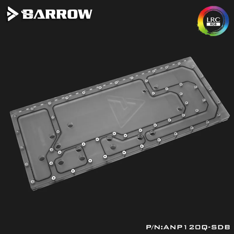 Barrow ANP120Q-SDB Acrylic Board as Water Channel use for ANTEC P120 Computer Case Both CPU&ampGPU Block RGB 5V 3PIN Waterway | Компьютеры