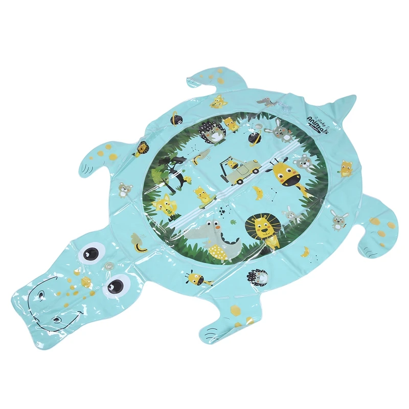 

Kids Water Play Mat Baby Inflatable Mat Infant Tummy Time Playmat Toddler for Baby Activity Play Center Mat
