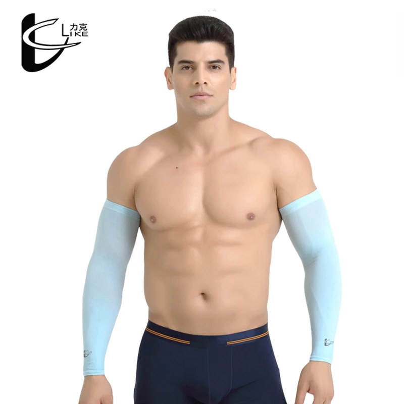 Ледяная шелковая ткань для велоспорта рукава рук волейбол бег гольф защита от