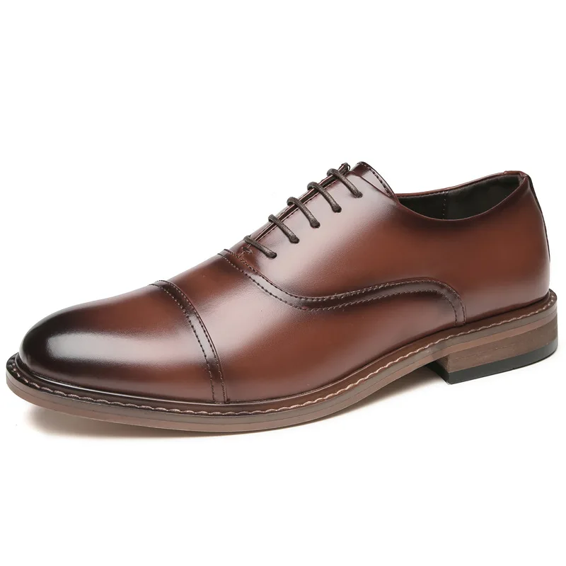 

High Quality Handmade Fashion Male Pu Leather Monk Strap Shoes Casual Classic Trendy Vinage Stylish Chelsea Sheos For Men