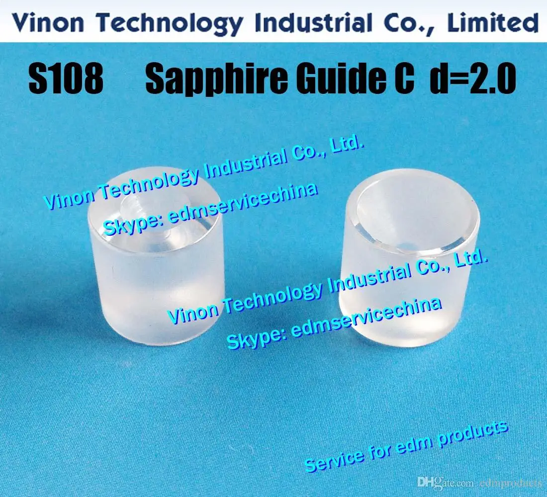 S108 верхняя направляющая sapphire C1 3082269 d = 2 0 мм Sub ESS 24.01.420 0204677 edm типа 90