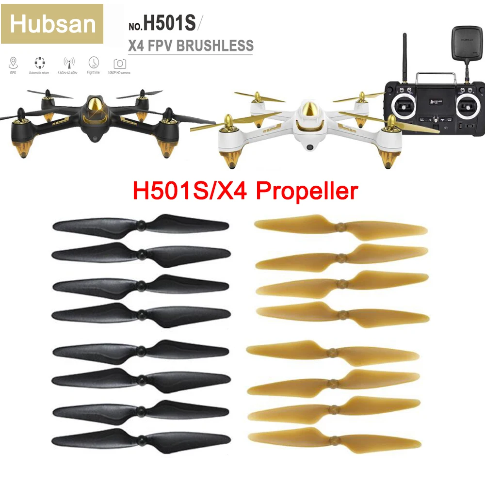 

Hubsan X4 H501S RC Quadcopter Drone Propeller Maple Leaf A B Position Blade Spare Part Wing Original Accessories