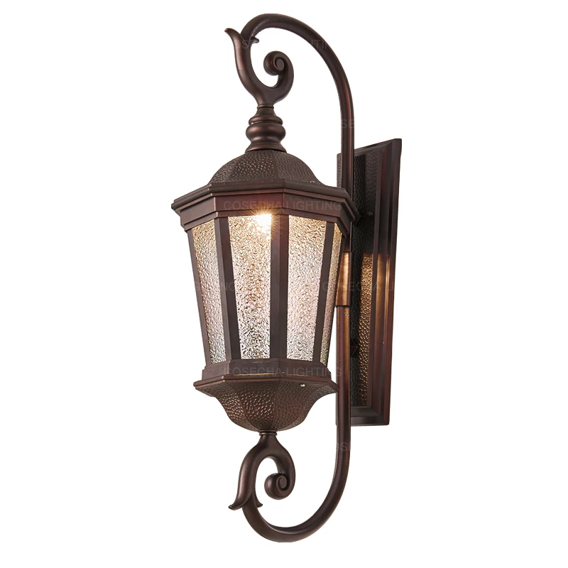 Наружные настенные бра для садовых ворот балкон наружный настенный светильник E27