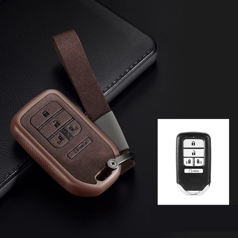Новый PU флип меховой ТПУ чехол для автомобильного смарт-ключа полный Honda STEPWGN Odyssey