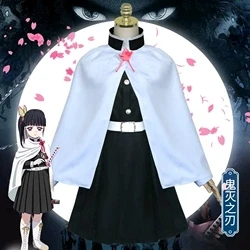 Аниме Демон убийца: Kimetsu без Yaiba Косплэй Милый детский костюм для девочек цуюри