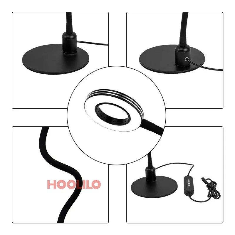 Office 5v/2A Usb Eye Care Timer Night Light Table Lamps for Living Room 3 Colors CCT 10-level Dimmer Desk Lamp LED | Освещение