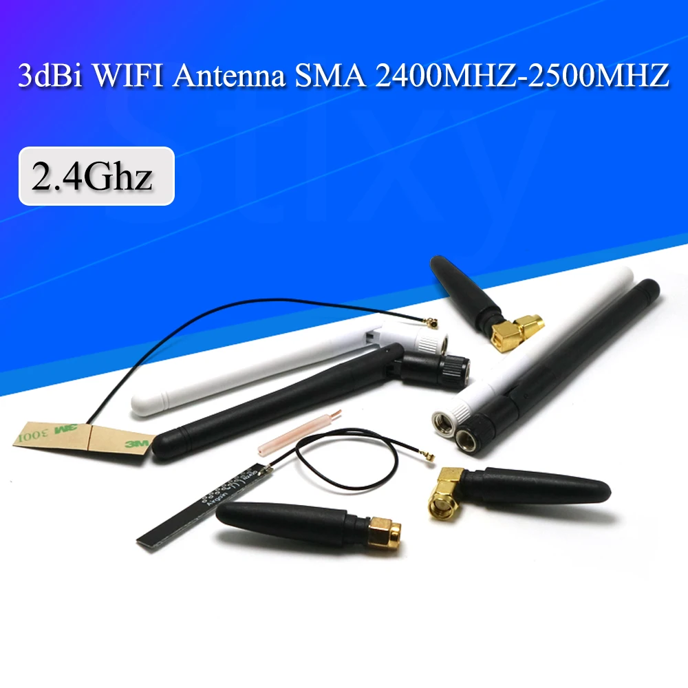 Антенна Wi-Fi 2 4 ГГц 3 дБи RP SMA универсальный усилитель антенны для маршрутизатора WLAN