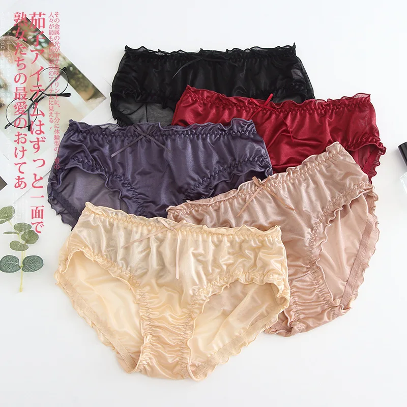 Трусики размера плюс женские сексуальные ультратонкие сетчатые прозрачные