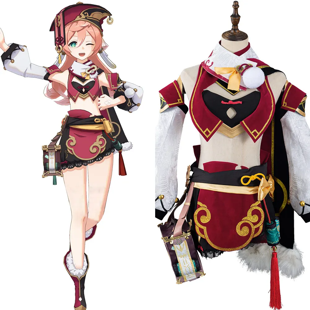 

Genshin Impact Yan Fei Cosplay Costume Outfits Halloween Carnival Suit
