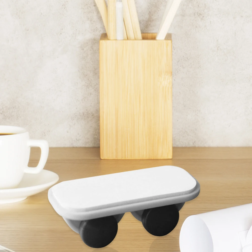 4 шт. креативные ролики ролик шкива бесшумный шкаф ящик самоклеящееся дно кровати