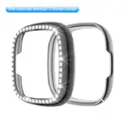 Часы с бриллиантами чехол покрытие PC защитный чехол Бампер Защитный чехол для Fitbit Versa 3Fitbit чувство Smart аксессуары для часов