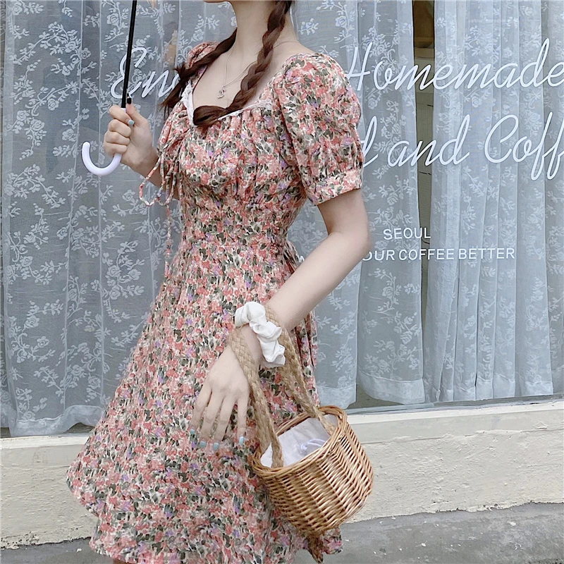 2020 суда в винтажном стиле Платье с цветочным рисунком для женщин платья партии de