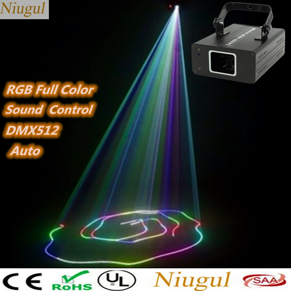 DMX512 Scanner laser light RGB colorful Party Xmas DJ Disco Laser Lights, linear beam effect stage lighting laser system show