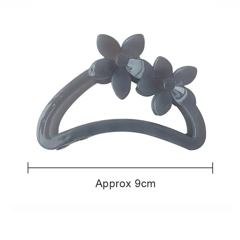

Women Hair Claws Crab Soild Color Hair Clips Arc Resin Plastic Geometric Hairpins Girl Decoration Gift Hair Accessories