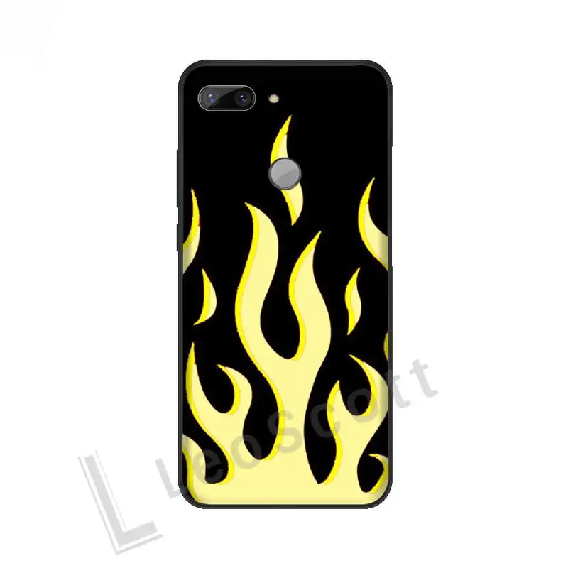 

Fashion Red Flames Fitted Phone Case For Huawei NOVA 2 2i 2s 3i 4 4e 5 plus P10 lite 20 P20 pro honor10