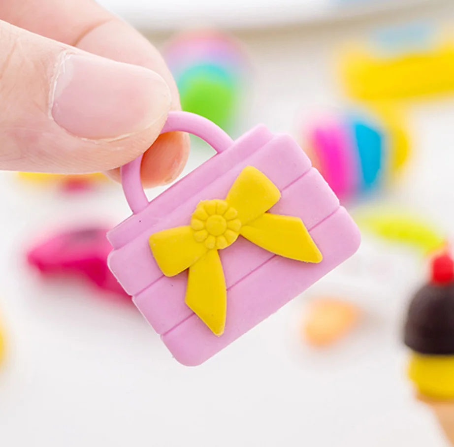 2 шт. милая сумочка резиновый ластик для карандаша канцелярские товары школы