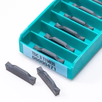 10 pcs tdc3 tt9030 high quality carbide slotted blade metal cutting fittings milling tdc 3 cnc lathe cutter turning tool