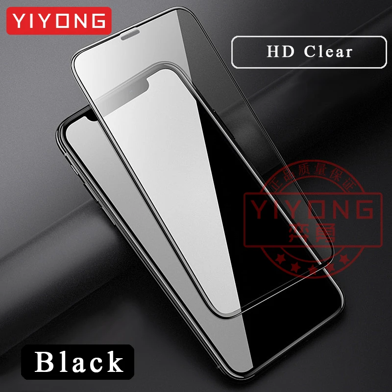 YIYONG 10 D полное покрытие закаленное стекло для iPhone 11 Pro Max X XR XS Защита экрана iPhone11 |