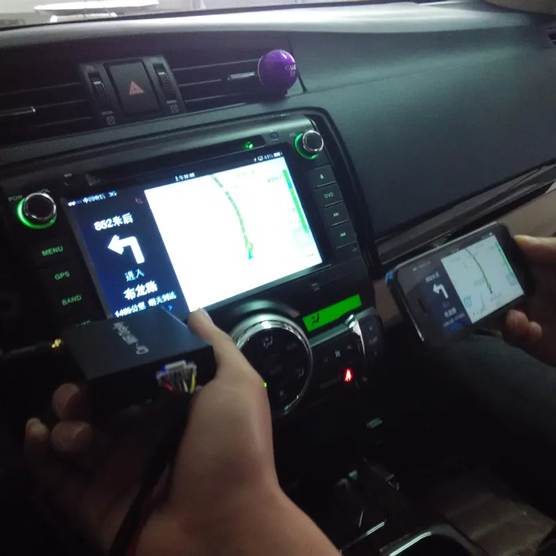 Универсальный автомобильный тв wifi беспроводной с тем же экраном Android Авто Miracast