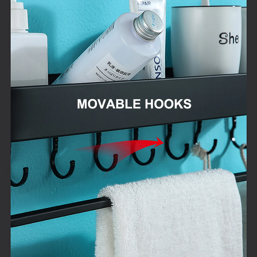 Ванная комната настенное крепление для хранения шкаф органайзер кухни полки без