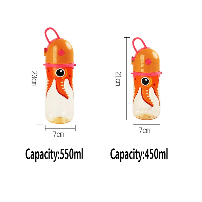 Пластиковая бутылка для воды с веревкой переноски и предотвращения утечки | Дом