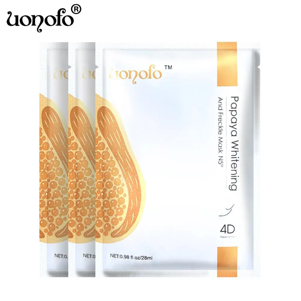 4D алоэ вера папайи граната маски для лица с натуральным растительным экстрактом