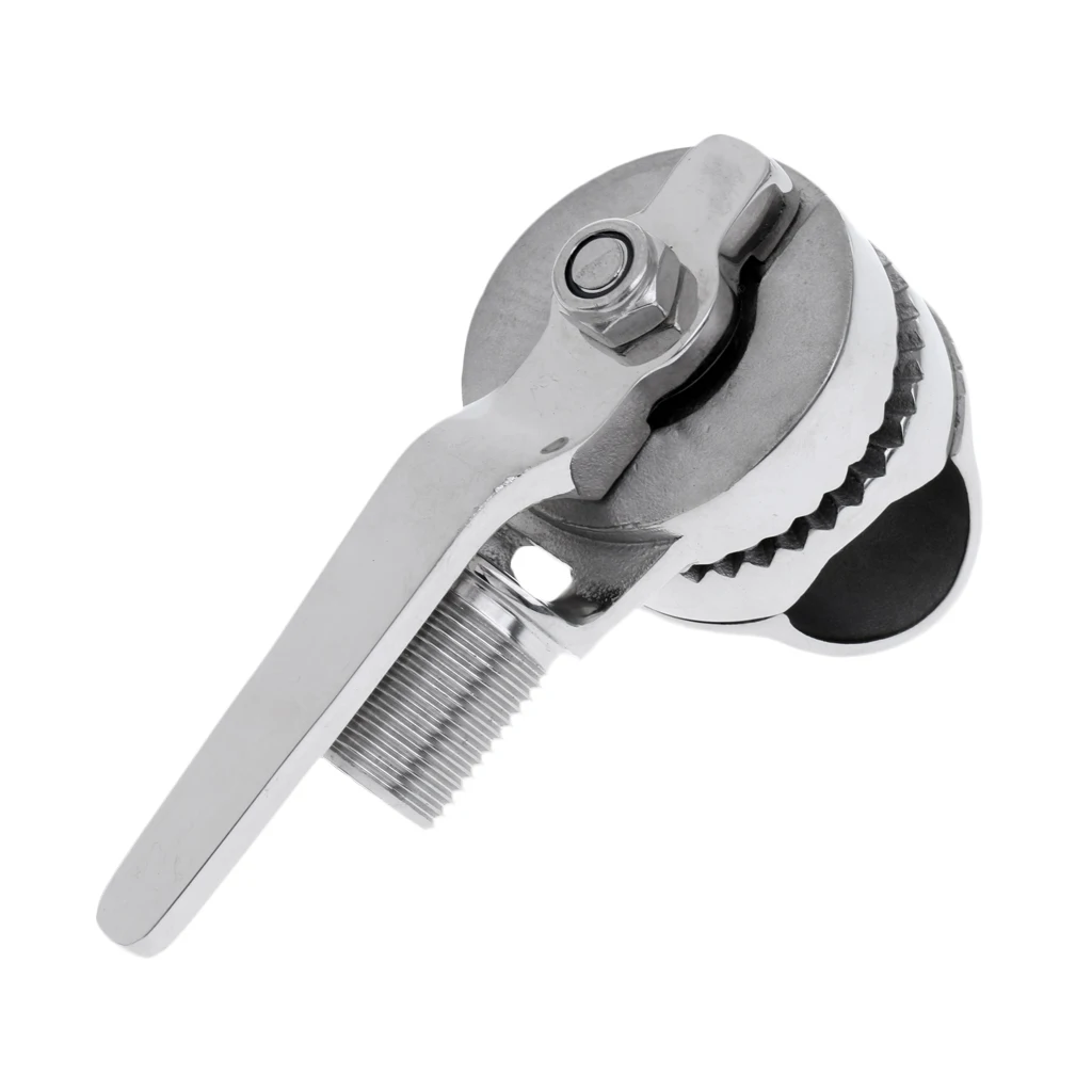 

Heavy Duty Boats Adjustable Clamp-on Rail Antenna Base - 316 Stainless Steel