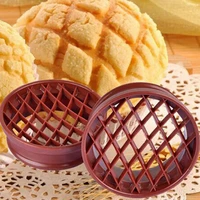 lattice press pineapple bun mold plastic bread cake utensils kitchen pastry baking tools kitchenware kitchen accessories cuisine